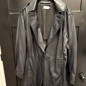 The Reset Italian Vegan Leather Trench